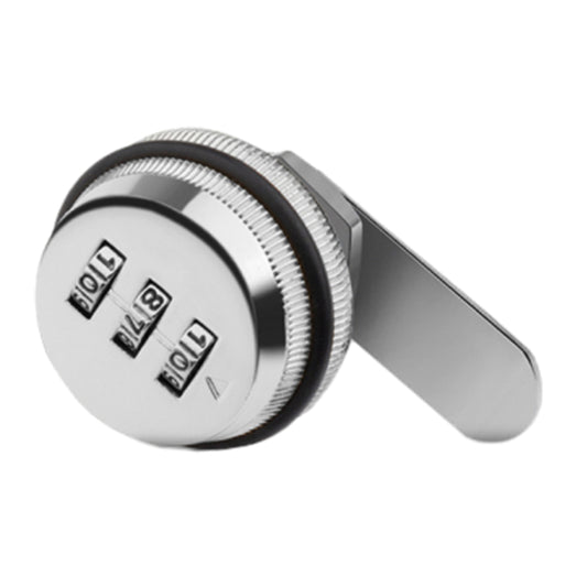 30mm 3 Digital Code Cam-Lock Cabinet Locker Keyless Security Lock Silver