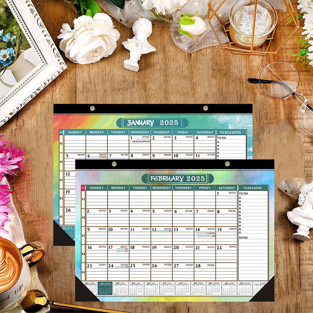 2024-2025 Calendar 18 Months Wall Hanging Calendar Poster Printing Planner ST1