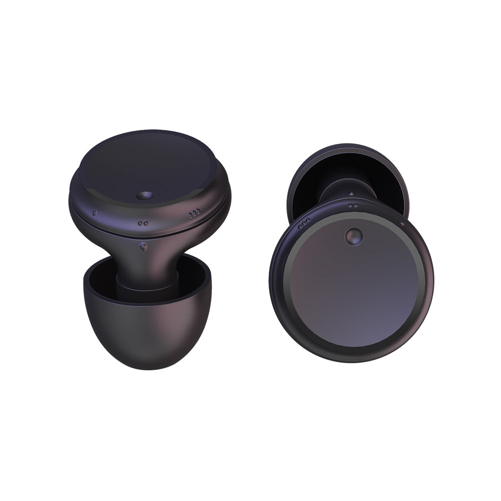 Soft Silicone Ear Plugs Noise Reduction Reusable Study Sleeping Ear Plugs Black