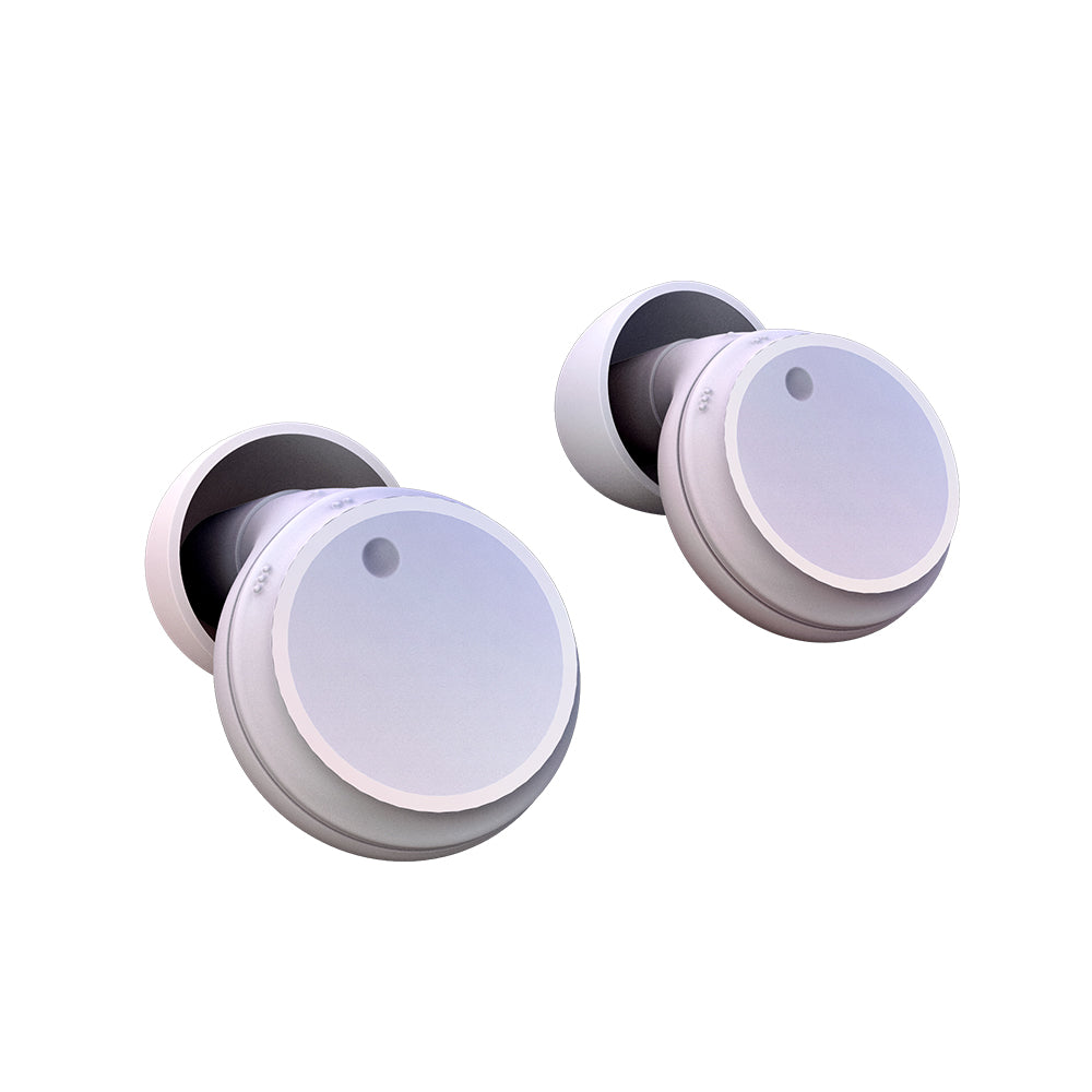 Soft Silicone Ear Plugs Noise Reduction Reusable Study Sleeping Ear Plugs White