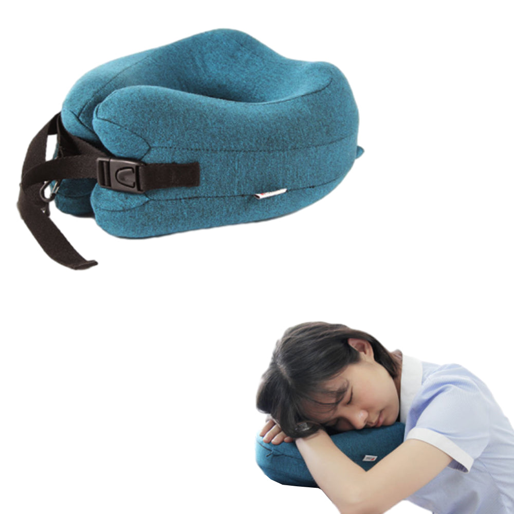 Travel Pillow Memory Foam Neck Pillow U-Shape Sleeping Pad Neck Support Headrest