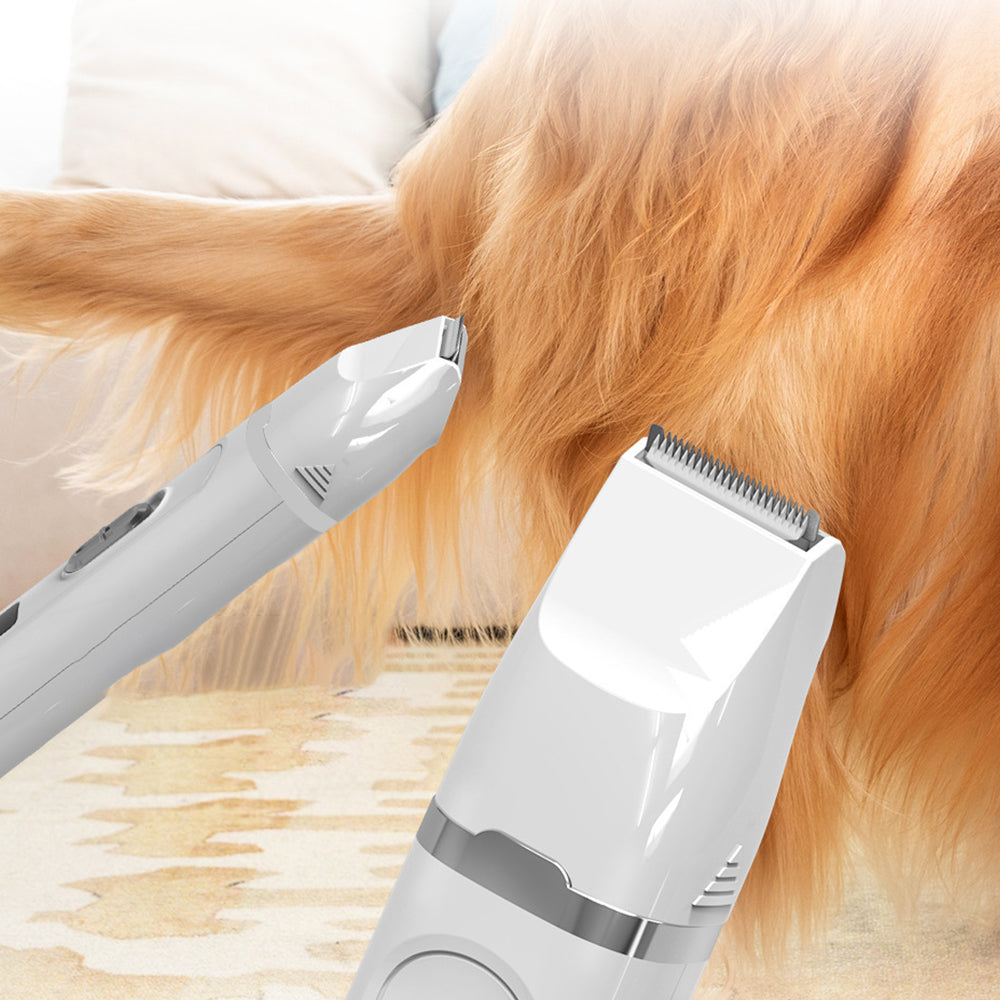 4 in 1 Cat Dog Clippers Grinder Grooming Kit Pet Hair Trimmer Electric Shaver