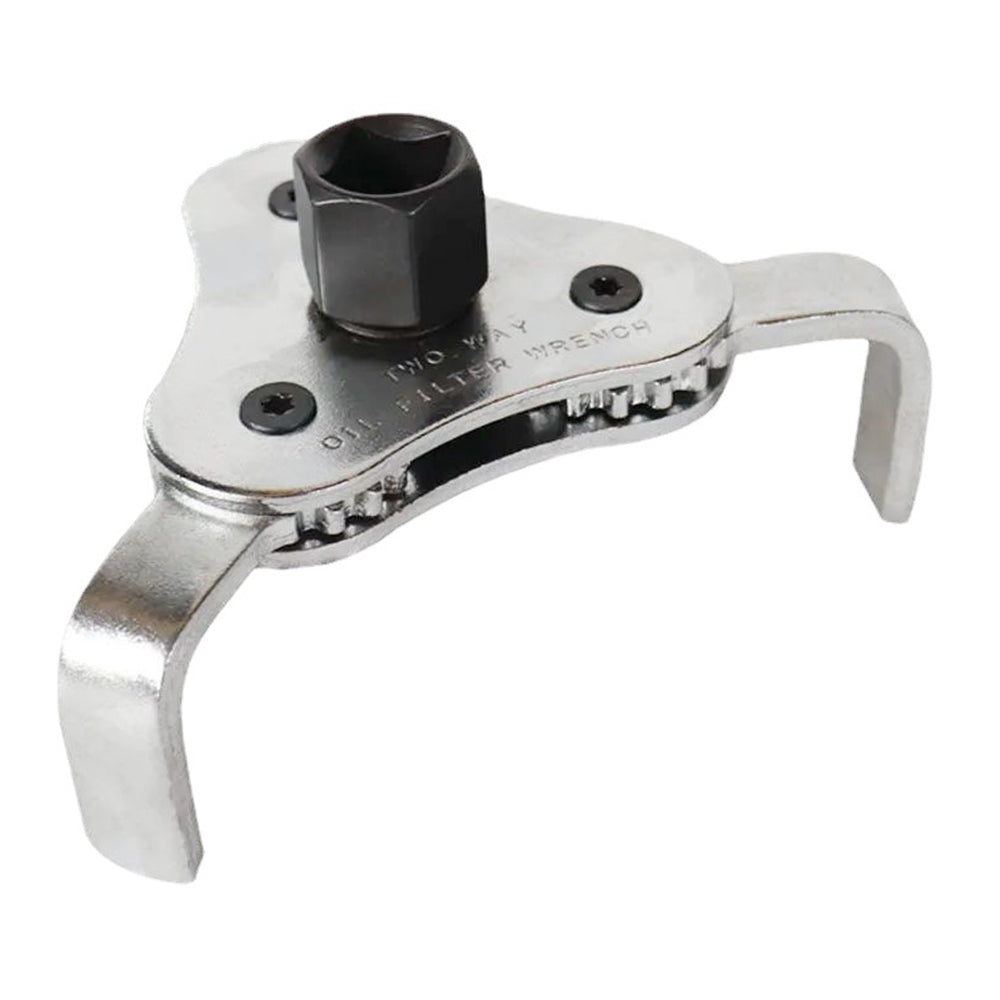 Stainless Steel 3 Jaw Engine Oil Filter Wrench Adjustable Spanner Removal Tool