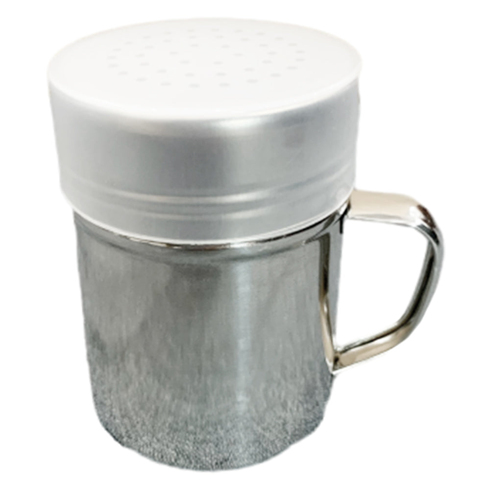 304 Stainless Steel Dredge Shaker with Holes Lid and Handle Salt Pepper Shaker S