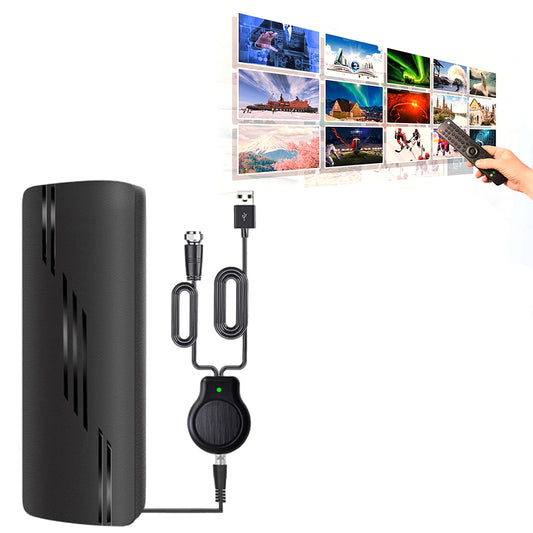 Digital HDTV Antenna Indoor Amplified Signal Booster Support for 4K 1080P
