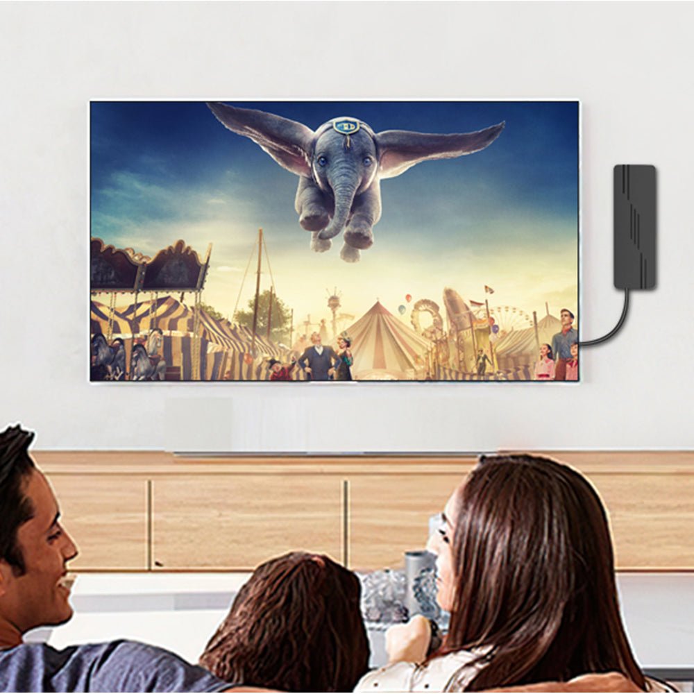 Digital HDTV Antenna Indoor Amplified Signal Booster Support for 4K 1080P