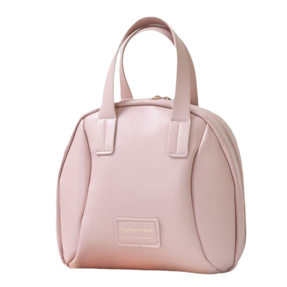 Large Capacity Cosmetic Bag Travel Portable Makeup Toiletry Organizer Pink