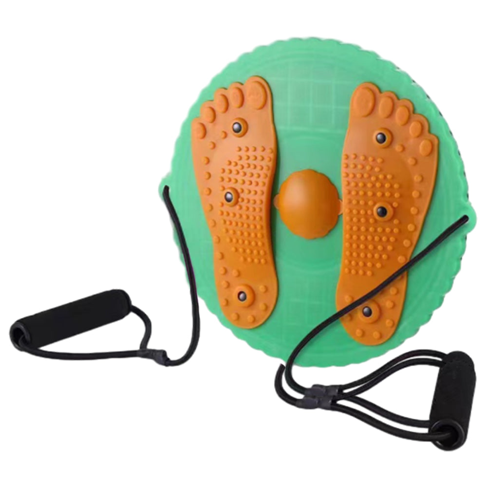 Waist Twisting Disc Twist Board 6 Magnets Fitness Massage Balance Board Green