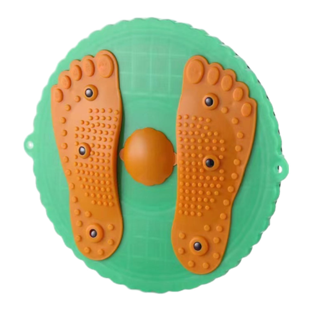 Waist Twisting Disc Twist Board 6 Magnets Fitness Massage Balance Board Green