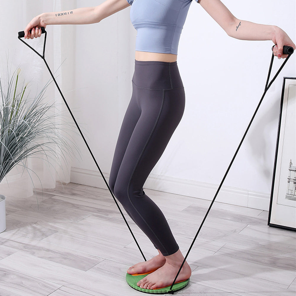 Waist Twisting Disc Twist Board 6 Magnets Fitness Massage Balance Board Green