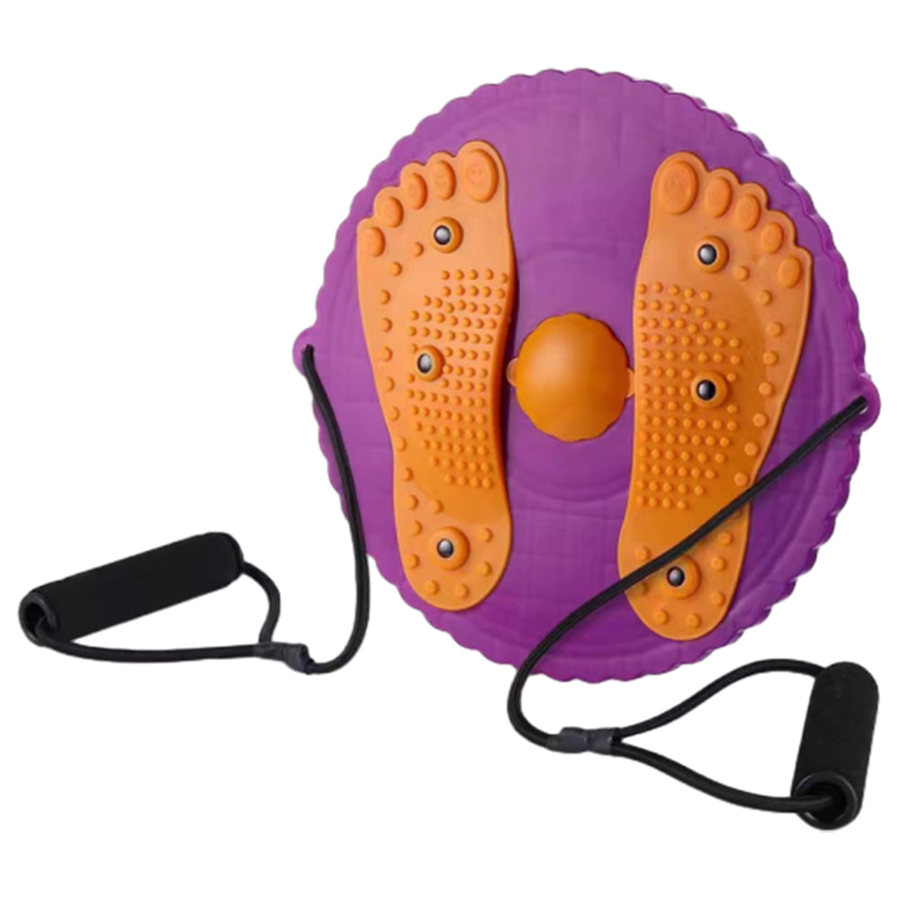 Waist Twisting Disc Twist Board 6 Magnets Fitness Massage Balance Board Purple