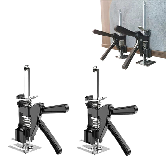 2Pcs Arm Lifter Clamping Hand Tool Labor Saving Door Board Lift Arm Jack Pole