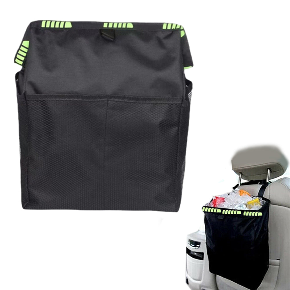 Water-Resistant Car Trash Can Car Back Seat Organizer Hanging Car Garbage Bag