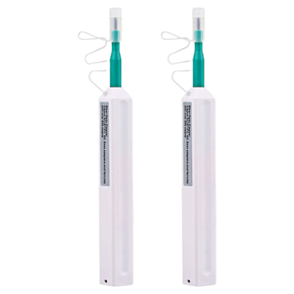2Pcs One-Click Optic Fiber Cleaner Pen Tool for 2.5mm SC ST FC Connector Adapter