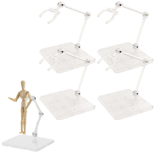 4Pcs Figure Bracket Action Figure Base Display Holder Doll Model Support Stand