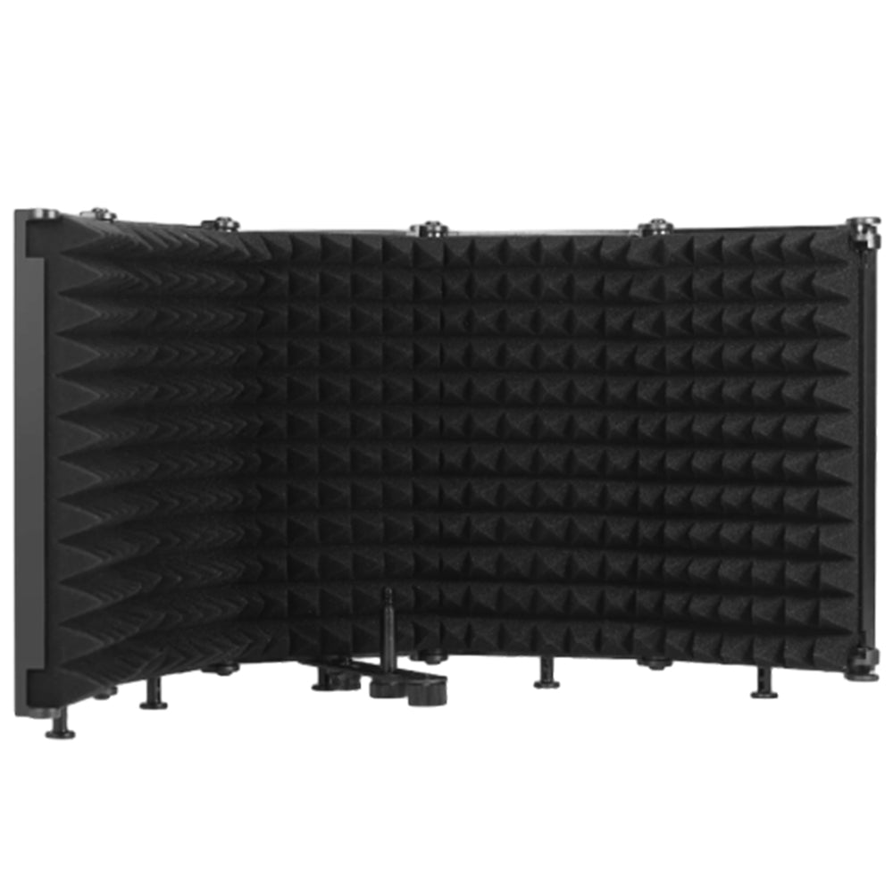 5 Panel Microphone Isolation Shield Acoustic Sound Shield Absorbing Foams