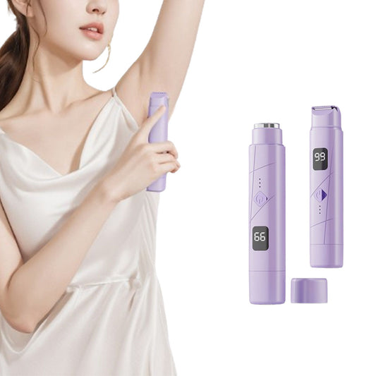 2-in-1 Women Electric Shaver Dual Head Bikini Trimmer Body Hair Trimmer Facial Hair Remover