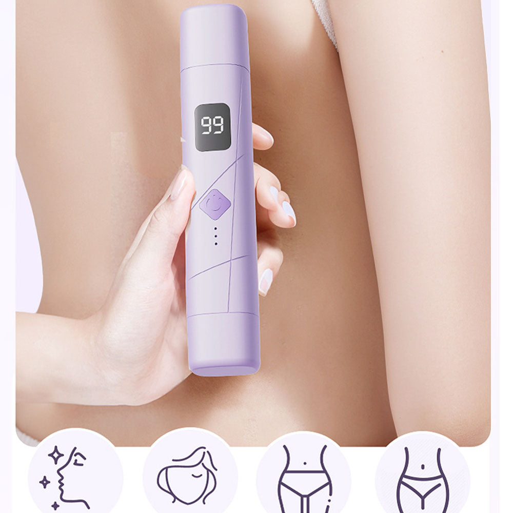 2-in-1 Women Electric Shaver Dual Head Bikini Trimmer Body Hair Trimmer Facial Hair Remover