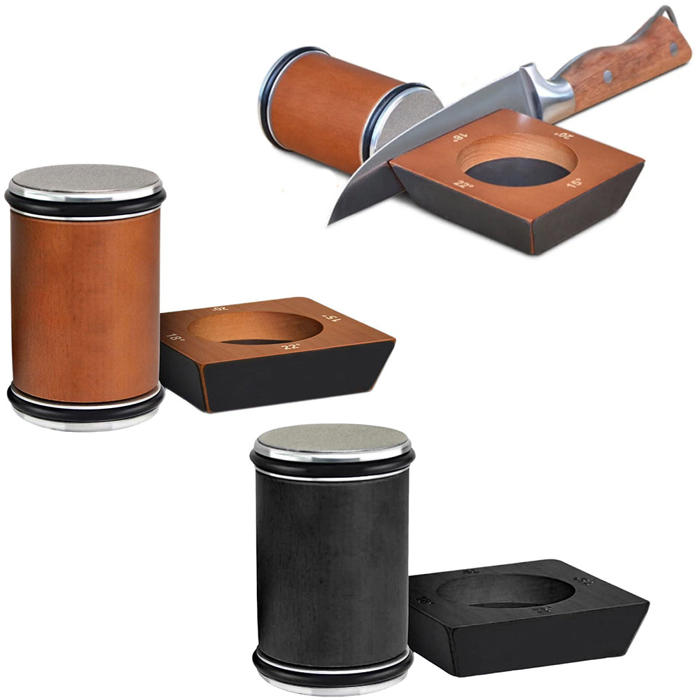 Adjustable Angle Knife Sharpener with Magnetic Base for Kitchen Use