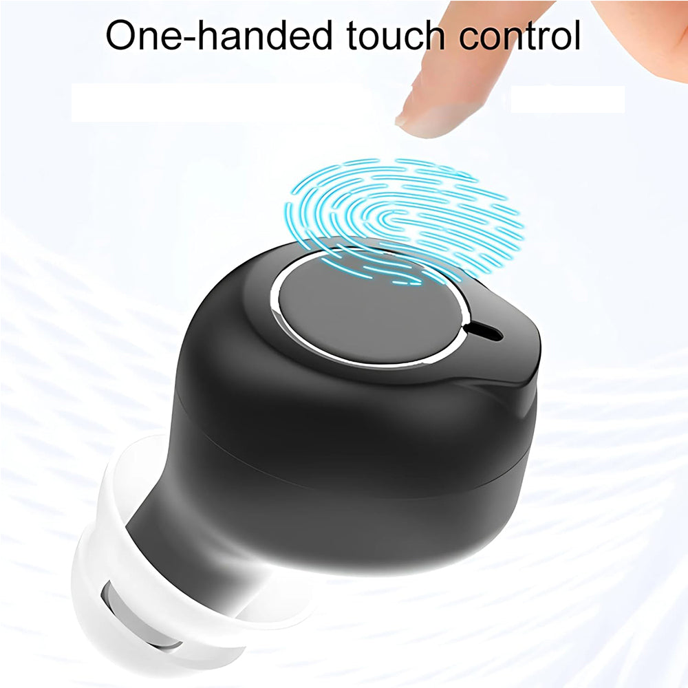 Hearing Aids with LED Power Display Charging Case Rechargeable Hearing Amplifiers for Seniors