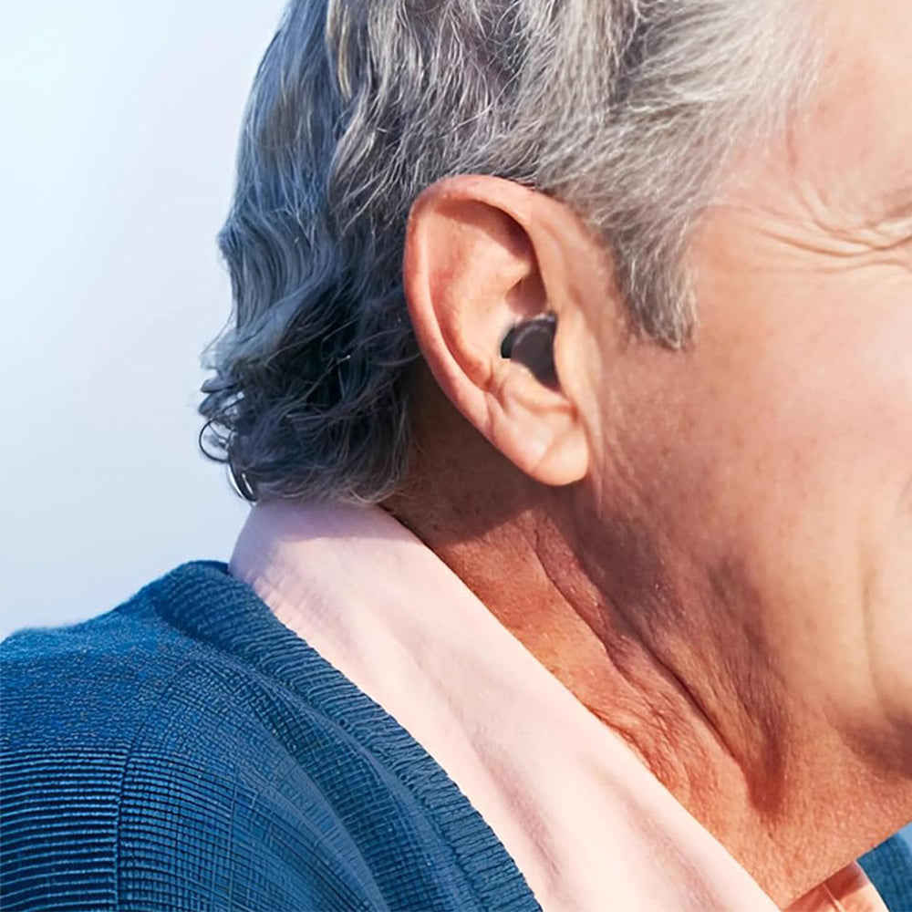 Hearing Aids with LED Power Display Charging Case Rechargeable Hearing Amplifiers for Seniors
