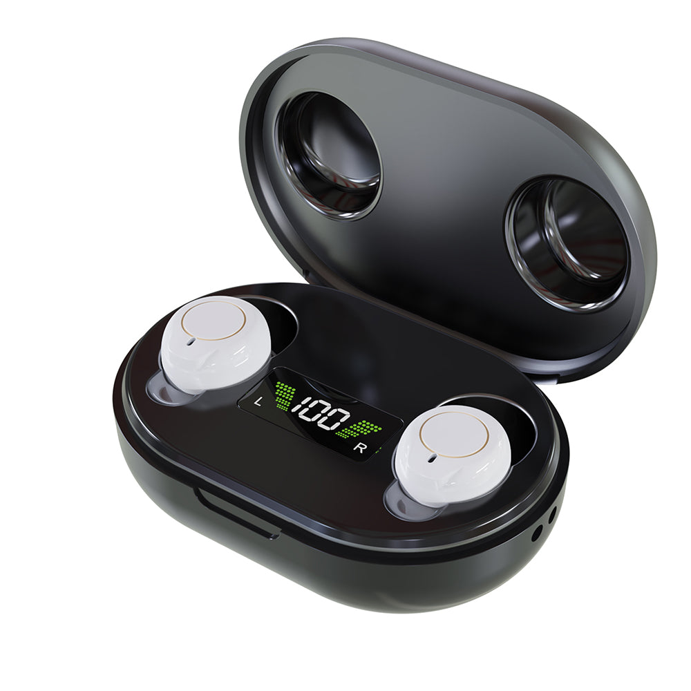 Hearing Aids with LED Power Display Charging Case Rechargeable Hearing Amplifiers for Seniors