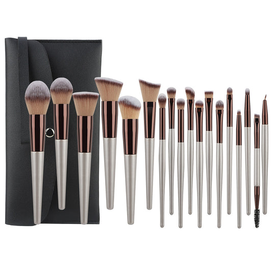 18Pcs Set Makeup Brush with Envelope Style Storage Case