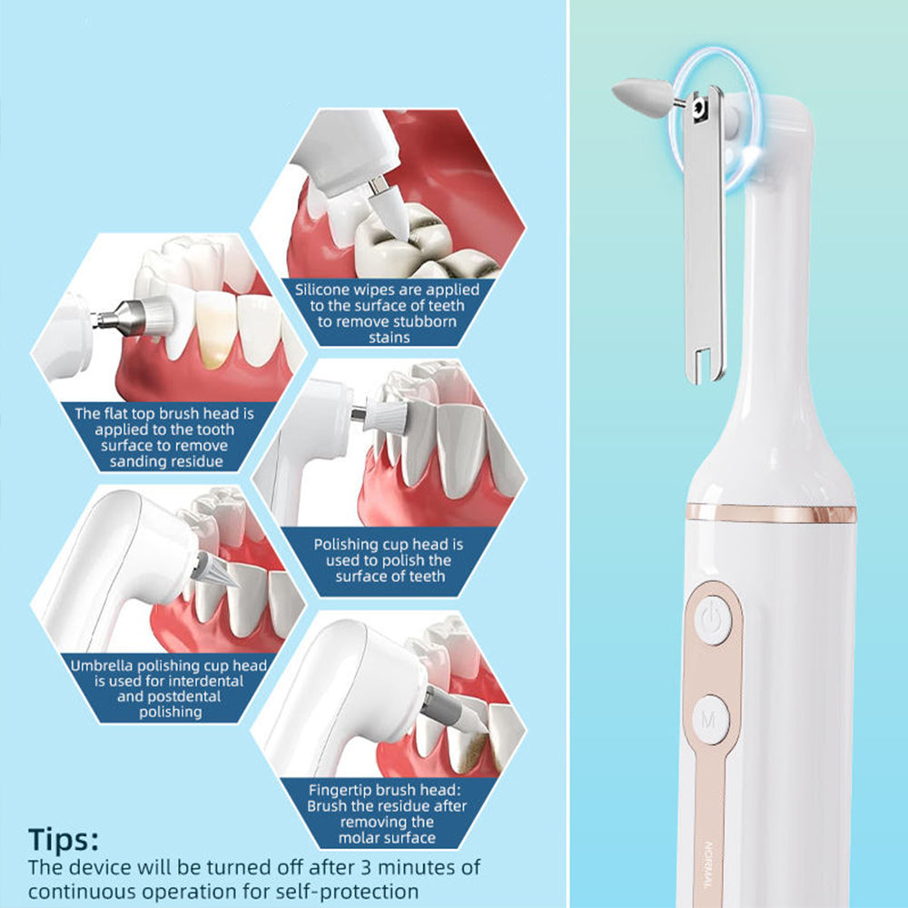 5-Mode Ultrasonic Eletric Teeth Cleaner Tartar Plaque Calculus Remover