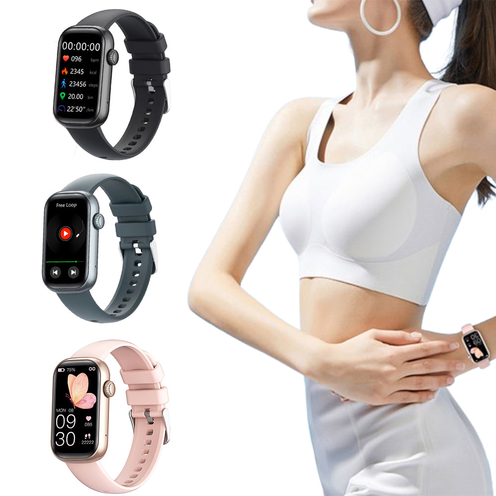 Bluetooth Smart Watch with Calling Sports Tracking Function Compatible with iOS Android Phone