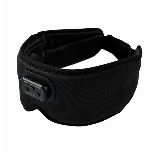 Bluetooth Sleep Music Mask with Timer Light Blackout White Noise Sleeping Headphone