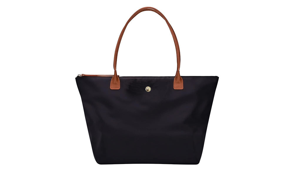 Water Resistant Tote Bag for Women Large Capacity Zipper Shoulder Bag