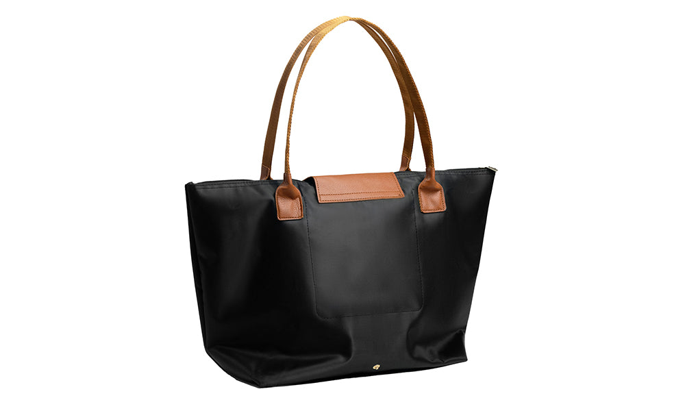 Water Resistant Tote Bag for Women Large Capacity Zipper Shoulder Bag