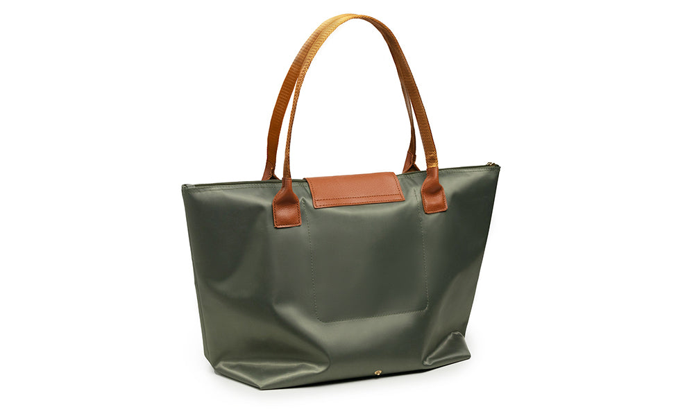 Water Resistant Tote Bag for Women Large Capacity Zipper Shoulder Bag