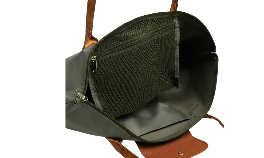 Water Resistant Tote Bag for Women Large Capacity Zipper Shoulder Bag