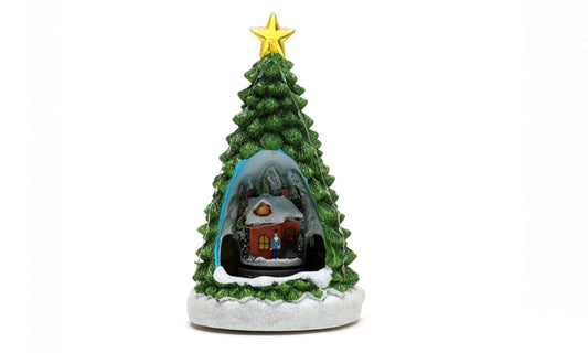 USB Powered Light Up Christmas Music Night Light with RunningTrain Xmas Decor