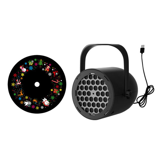 USB Festive LED Projector Light Indoor Outdoor Holiday Decoration Lamp