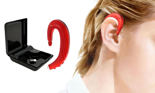 Wireless Bone Conduction Bluetooth Earphones with Charging Case