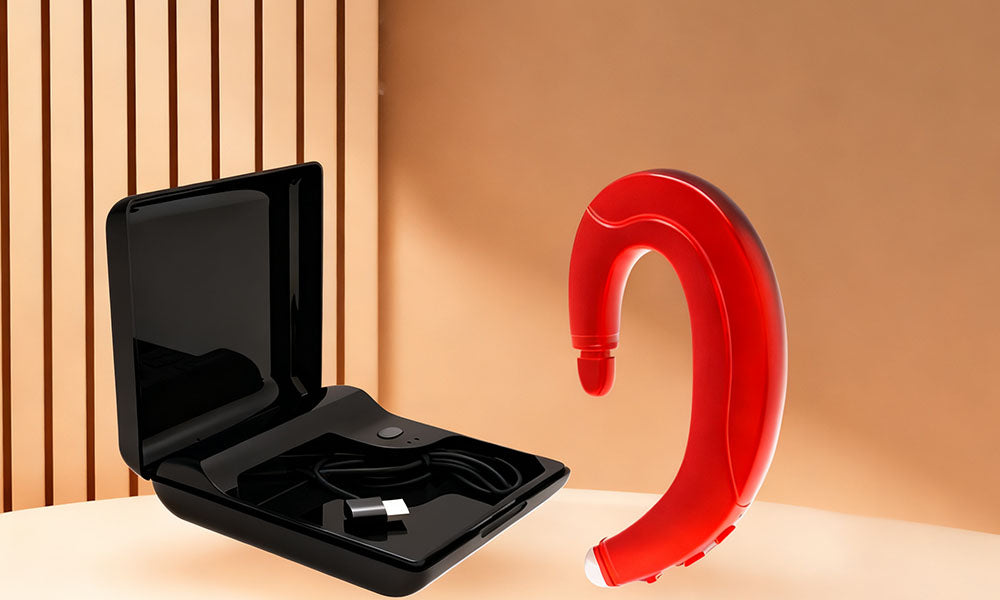 Wireless Bone Conduction Bluetooth Earphones with Charging Case