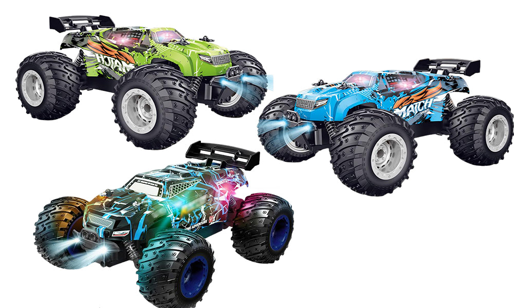 1:18 Scale Remote Control Car Toys All Terrain RC Truck With LED Light