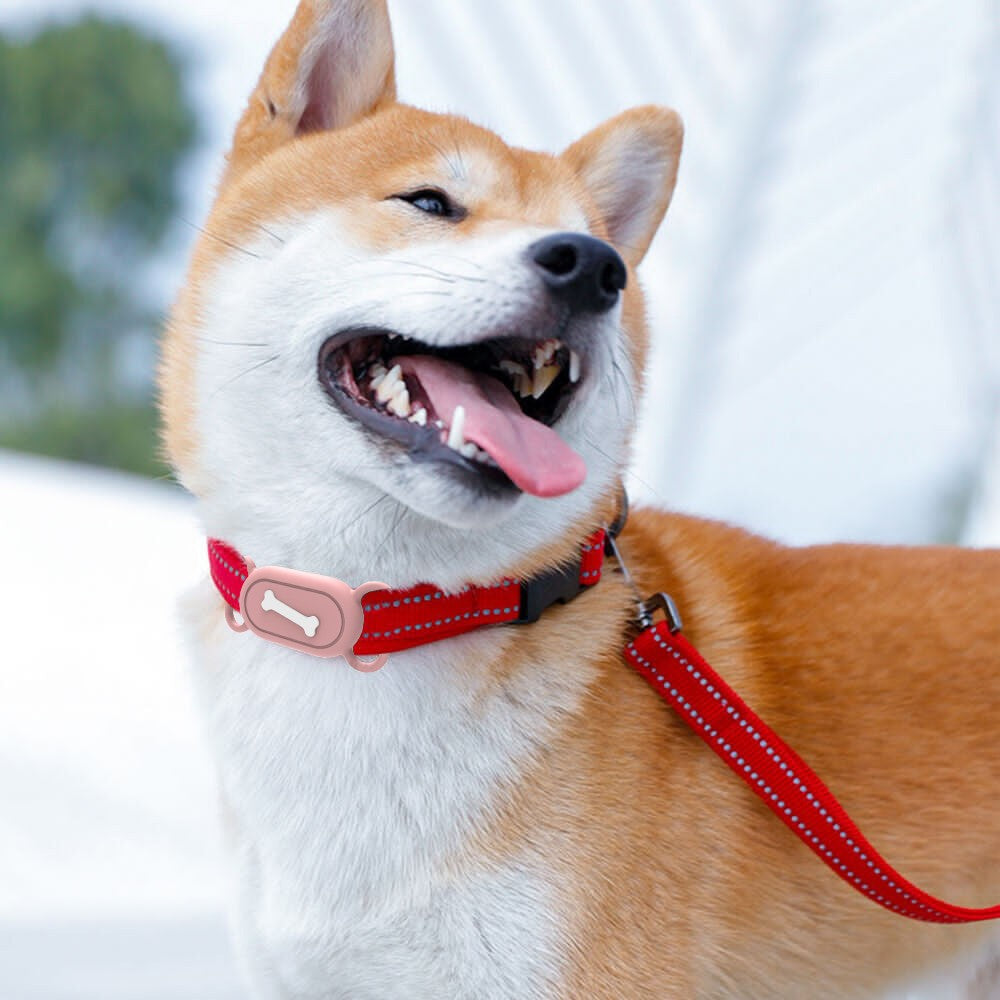2Pcs Pet Dog Collar Holder Silicone Case for Samsung Galaxy SmartTag2