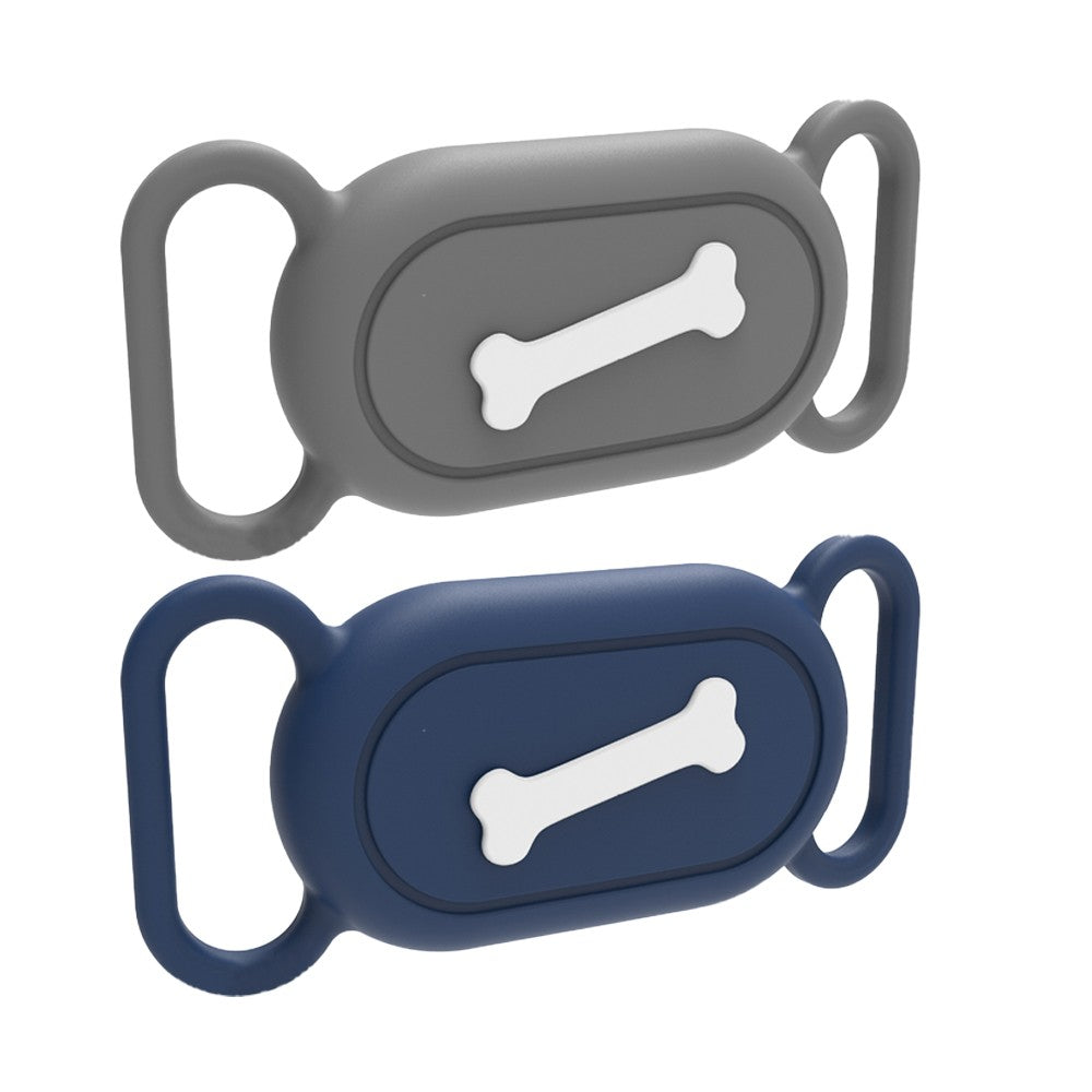 2Pcs Pet Dog Collar Holder Silicone Case for Samsung Galaxy SmartTag2