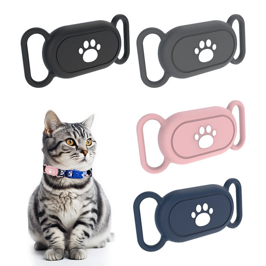 4Pcs Pet Cat Collar Holder Silicone Case for Samsung Galaxy SmartTag2