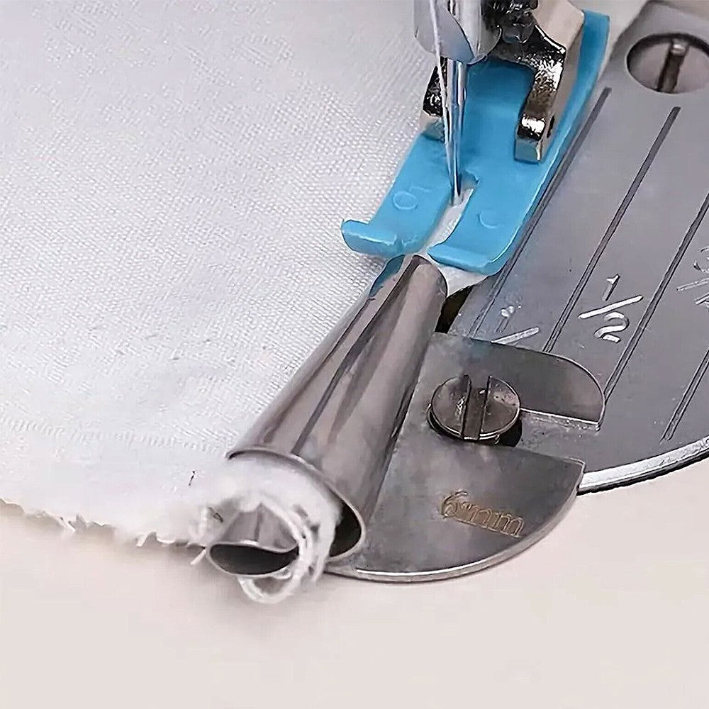 16-Piece 3-10mm Sewing Rolled Hemmer Foot Set Wide Rolled Hem Presser Foot