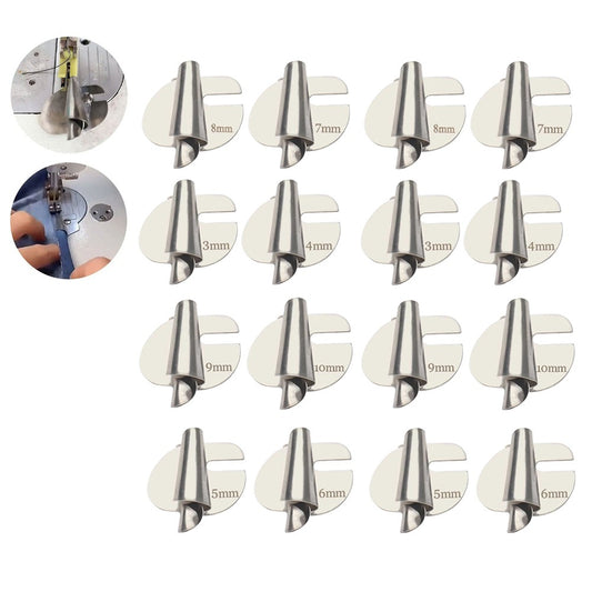 16-Piece 3-10mm Sewing Rolled Hemmer Foot Set Wide Rolled Hem Presser Foot