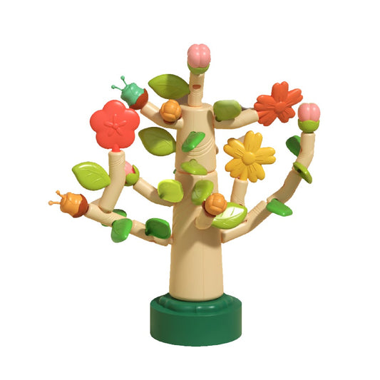 39-Piece Kids DIY Flower Garden Building Toy Set STEM Gardening Pretend Toy