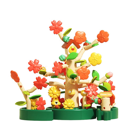 108-Piece Kids DIY Flower Garden Building Toy Set STEM Gardening Pretend Toy