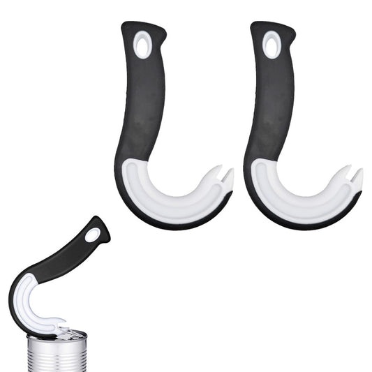 2Pcs Easy Open Ring Pull Can Opener Jar Gripper Opener Pull Tab Can Opener