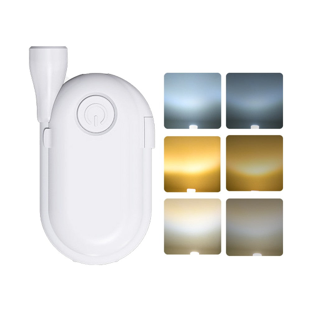 2Pcs LED Reading Light Clip-On Book Lamp Portable USB Rechargeable Book Light