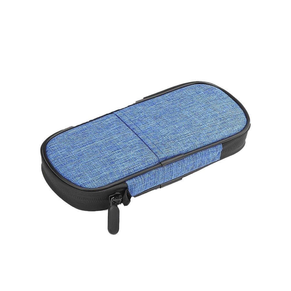 1Pc Travel Insulin Cooler Bag Diabetic Medication Protective Case - Blue