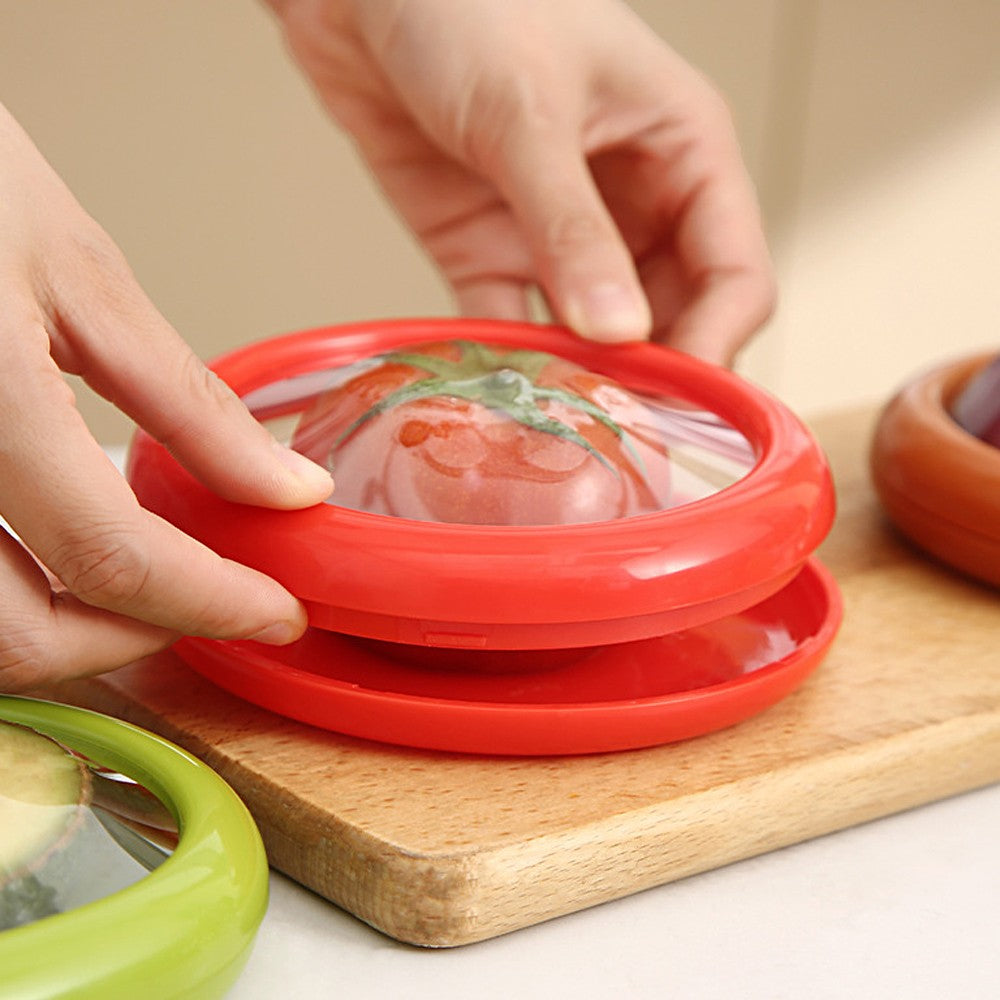 4Pcs Fridge Storage Reusable Fruit Vegetable Storage Box Food Fresh Containers